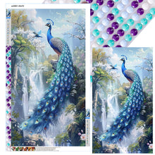 Load image into Gallery viewer, Diamond Painting - Full Round - Peacock (40*70CM)
