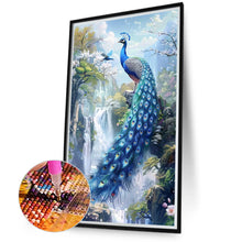 Load image into Gallery viewer, Diamond Painting - Full Round - Peacock (40*70CM)
