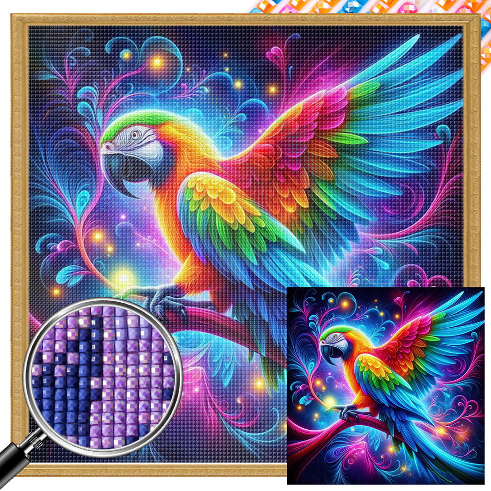 AB Diamond Painting - Full Square - Parrot (30*30CM)