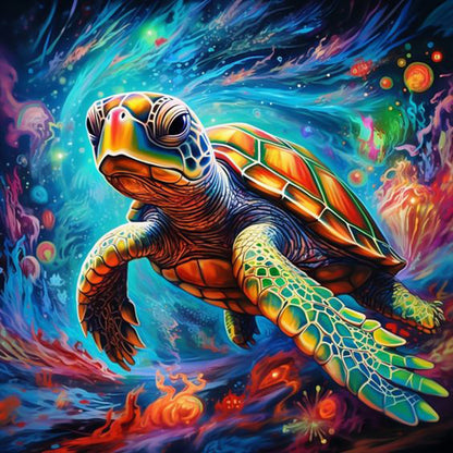 AB Diamond Painting - Full Square - Turtle (30*30CM)