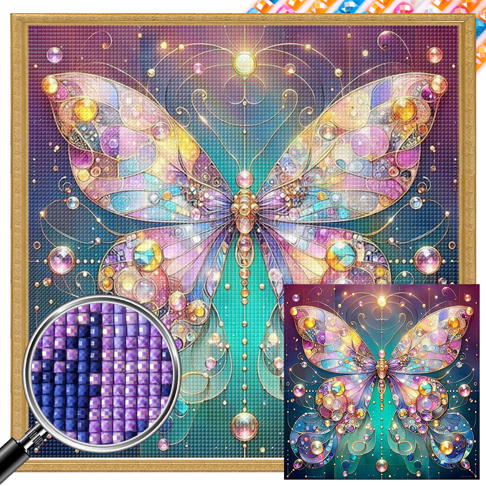 AB Diamond Painting - Full Square - Butterfly (30*30CM)