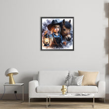 Load image into Gallery viewer, AB Diamond Painting - Full Square - Cowboy kid (40*40CM)
