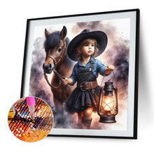 Load image into Gallery viewer, AB Diamond Painting - Full Square - Cowboy kid (40*40CM)
