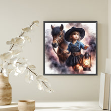 Load image into Gallery viewer, AB Diamond Painting - Full Square - Cowboy kid (40*40CM)
