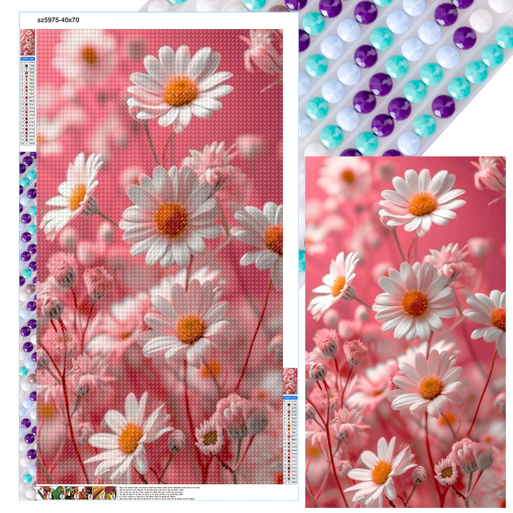 Diamond Painting - Full Round - Blooming flowers (40*70CM)