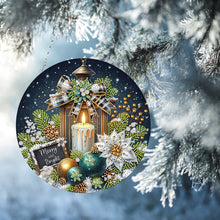 Load image into Gallery viewer, Christmas Candles Diamond Painting Hanging Pendant for Garden Window Decor
