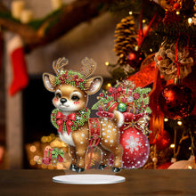 Load image into Gallery viewer, Acrylic Special Shape Christmas Elk Desktop Diamond Art Kits Bedroom Table Decor
