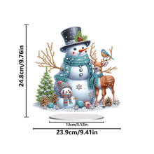 Load image into Gallery viewer, Acrylic Special Shape Christmas Elk Desktop Diamond Art Kits Bedroom Table Decor
