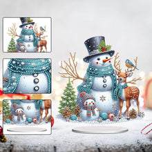 Load image into Gallery viewer, Acrylic Special Shape Christmas Elk Desktop Diamond Art Kits Bedroom Table Decor
