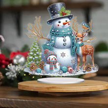 Load image into Gallery viewer, Acrylic Special Shape Christmas Elk Desktop Diamond Art Kits Bedroom Table Decor
