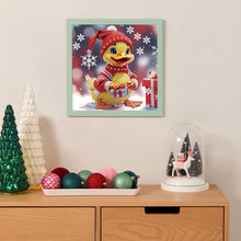 Load image into Gallery viewer, Diamond Painting - Partial Special Shaped - Christmas duck (30*30CM)

