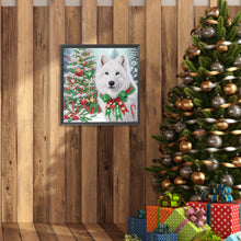 Load image into Gallery viewer, Diamond Painting - Partial Special Shaped - Christmas North Polar wolf (30*30CM)
