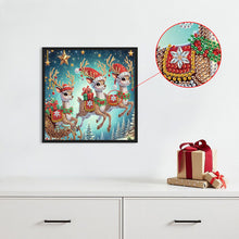 Load image into Gallery viewer, Diamond Painting - Partial Special Shaped - Christmas deer (30*30CM)
