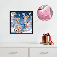 Load image into Gallery viewer, Diamond Painting - Partial Special Shaped - Christmas deer (30*30CM)
