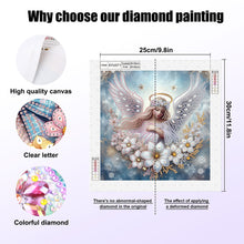 Load image into Gallery viewer, Diamond Painting - Partial Special Shaped - Angel (30*30CM)
