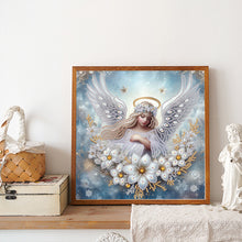 Load image into Gallery viewer, Diamond Painting - Partial Special Shaped - Angel (30*30CM)
