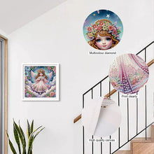 Load image into Gallery viewer, Diamond Painting - Partial Special Shaped - Angel (30*30CM)

