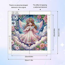 Load image into Gallery viewer, Diamond Painting - Partial Special Shaped - Angel (30*30CM)
