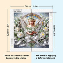 Load image into Gallery viewer, Diamond Painting - Partial Special Shaped - Angel (30*30CM)

