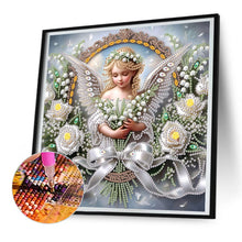 Load image into Gallery viewer, Diamond Painting - Partial Special Shaped - Angel (30*30CM)
