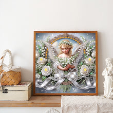 Load image into Gallery viewer, Diamond Painting - Partial Special Shaped - Angel (30*30CM)
