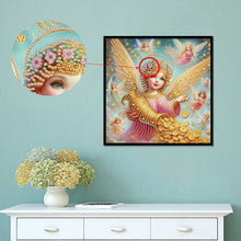 Load image into Gallery viewer, Diamond Painting - Partial Special Shaped - Angel (30*30CM)
