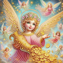 Load image into Gallery viewer, Diamond Painting - Partial Special Shaped - Angel (30*30CM)
