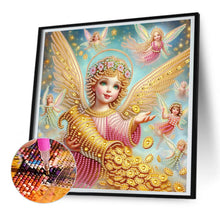 Load image into Gallery viewer, Diamond Painting - Partial Special Shaped - Angel (30*30CM)
