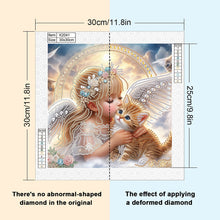 Load image into Gallery viewer, Diamond Painting - Partial Special Shaped - Angel (30*30CM)
