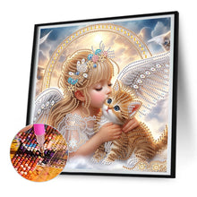 Load image into Gallery viewer, Diamond Painting - Partial Special Shaped - Angel (30*30CM)
