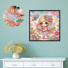 Load image into Gallery viewer, Diamond Painting - Partial Special Shaped - Angel (30*30CM)
