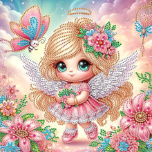 Load image into Gallery viewer, Diamond Painting - Partial Special Shaped - Angel (30*30CM)
