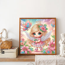Load image into Gallery viewer, Diamond Painting - Partial Special Shaped - Angel (30*30CM)
