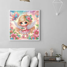 Load image into Gallery viewer, Diamond Painting - Partial Special Shaped - Angel (30*30CM)
