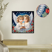 Load image into Gallery viewer, Diamond Painting - Partial Special Shaped - Angel (30*30CM)
