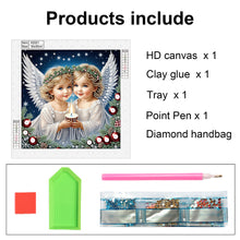 Load image into Gallery viewer, Diamond Painting - Partial Special Shaped - Angel (30*30CM)
