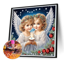 Load image into Gallery viewer, Diamond Painting - Partial Special Shaped - Angel (30*30CM)
