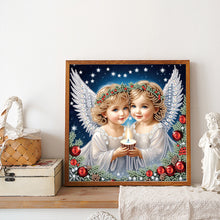Load image into Gallery viewer, Diamond Painting - Partial Special Shaped - Angel (30*30CM)

