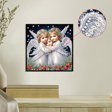 Load image into Gallery viewer, Diamond Painting - Partial Special Shaped - Angel (30*30CM)
