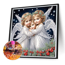 Load image into Gallery viewer, Diamond Painting - Partial Special Shaped - Angel (30*30CM)
