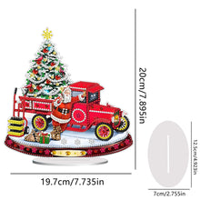 Load image into Gallery viewer, Christmas Tree Table Top Diamond Painting Ornament Kits Desktop Diamond Art Kits
