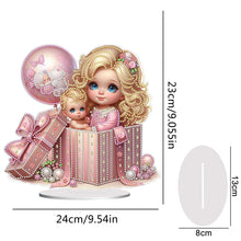Load image into Gallery viewer, Girls Desktop Diamond Art Kits Rhinestones Desktop Ornaments Bedroom Table Decor
