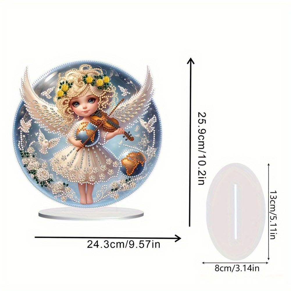 Girls Desktop Diamond Art Kits Rhinestones Desktop Ornaments Bedroom Table Decor