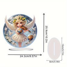 Load image into Gallery viewer, Girls Desktop Diamond Art Kits Rhinestones Desktop Ornaments Bedroom Table Decor
