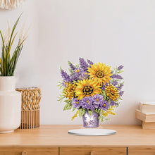 Load image into Gallery viewer, Flower Bouquet Table Top Diamond Painting Ornament Kits Home Decor (Sunflower)
