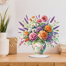 Load image into Gallery viewer, Flower Bouquet Table Top Diamond Painting Ornament Kits Home Decor (Flower B)
