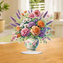 Load image into Gallery viewer, Flower Bouquet Table Top Diamond Painting Ornament Kits Home Decor (Flower B)
