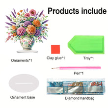 Load image into Gallery viewer, Flower Bouquet Table Top Diamond Painting Ornament Kits Home Decor (Flower B)
