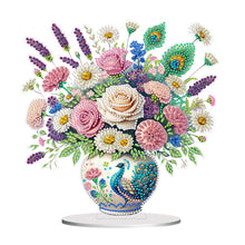 Load image into Gallery viewer, Flower Bouquet Table Top Diamond Painting Ornament Kits Home Decor (Flower C)
