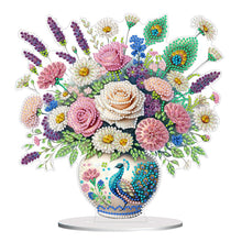 Load image into Gallery viewer, Flower Bouquet Table Top Diamond Painting Ornament Kits Home Decor (Flower C)
